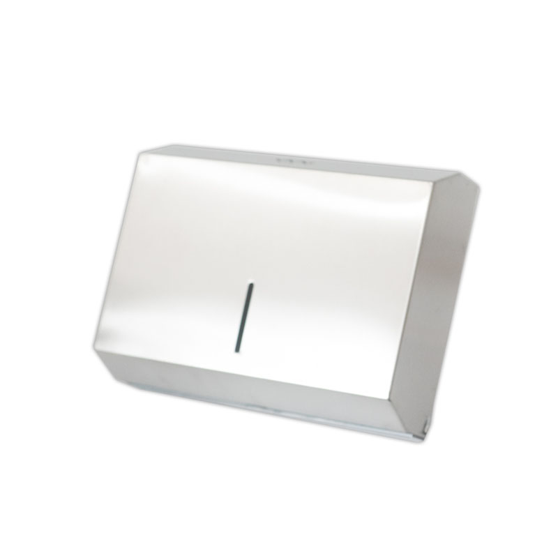 Dispenser para papel hig/ intercalado acero inoxidable esmerilado