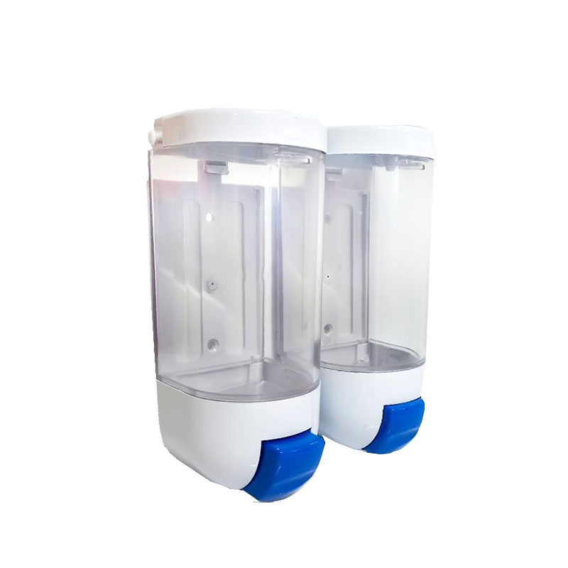 Dispenser para jabón líquido acrílico doble