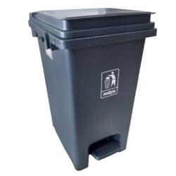 Cesto de 20 lts. gris con pedal - nobre