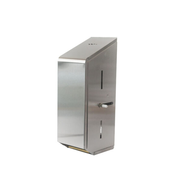 Dispenser doble rollo acero inoxidable esmerilado